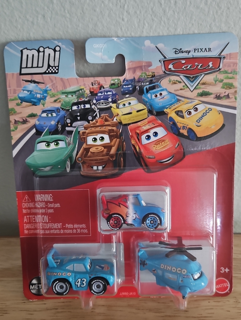 Disney Pixar Cars Mini Racers Dinoco Daydream McQueen King Helicopter